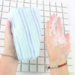 Korean Long Exfoliating Viscose Back Scrub Towel, Viscose Bath Towel 30x100